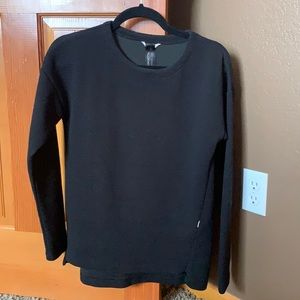 XS Mondetta Sweatshirt Black Ribbed